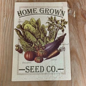 Home grown metal sign farmhouse